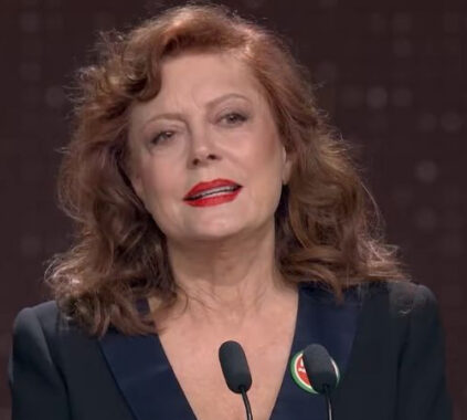 Susan Sarandon alza la voz en los Goya: 'Niños en guerra, Palestina en el corazón